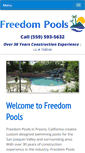 Mobile Screenshot of freedompoolsfresno.com