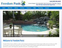 Tablet Screenshot of freedompoolsfresno.com